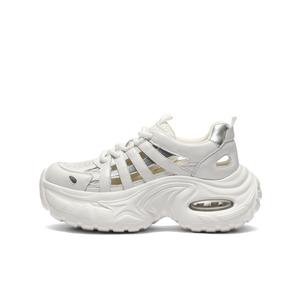 Дышащие низкие кроссовки на массивной подошве для женщин BELLE, White