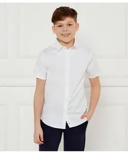 Рубашка Regular fit Boss Kidswear, белый