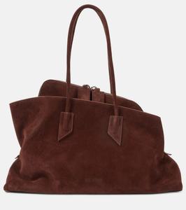 Сумка-тоут La Passeggiata Medium из замши The Attico, Light Chocolate