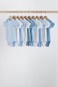 Гладкое детское боди Next, синий