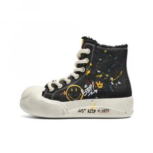 BELLE SMILEY x Высокие парусиновые туфли женские