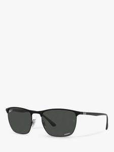 Поляризованные солнцезащитные очки RB3594 Unisex Ray-Ban, Matte Black On Black