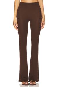 Bailee ребристые брюки Eaves, chocolate brown