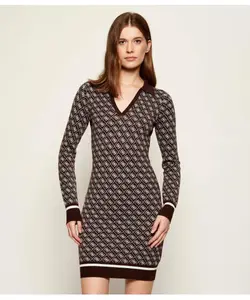 Платье Обри Guess Jeans, коричневый