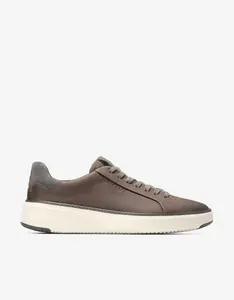 Мужские кожаные кроссовки из легкой кожи, вдохновленные миром тенниса Cole Haan, серо-коричневый