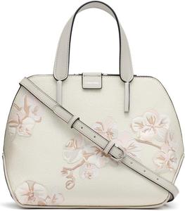 Женская сумка-саквояж Calvin Klein Audrey с тремя отделениями, Cream Floral Emboss