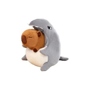 Мягкая плюшевая игрушка милая акула капибара 30см/40см TLXT