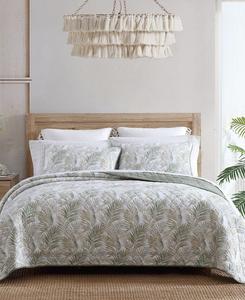 Комплект постельного белья Maui Palm из хлопка, двусторонний, 3 предмета, размер King Tommy Bahama Home, Open Green