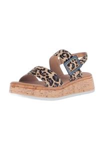 Кожаные сандалии Gabor, цвет leopard
