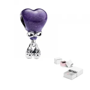 Pandora Подвески из 925 стерлингового серебра женские purple