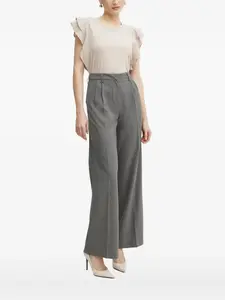 Топ с рукавами-оборками LIU JO, нейтральный