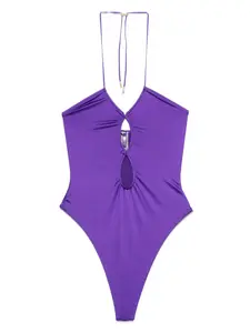 Светящийся купальник Maison Close, фиолетовый