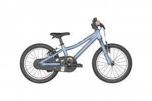 Детский велосипед Scott Contessa 16 - 16 дюймов - Diamant - 2025, цвет Blau|Rainbow Blue