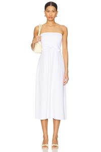 Безбретельное платье миди с бантом Susana Monaco, sugar