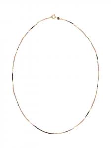Faina Женская цепочка-колье из золота, розового серебра