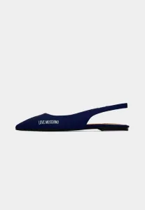 Балетки с открытой пяткой Love Moschino, Blue