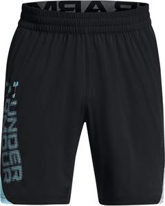 Шорты Under Armour Men's Woven Graphic Wordmark, Black/Still Water - 001
