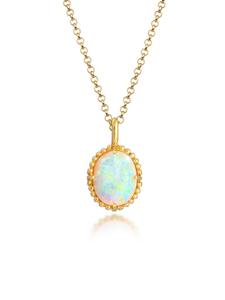 Elli Колье из серебра 925 пробы с золотым покрытием