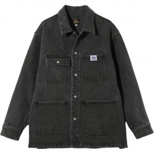 Комбинезон FW25, куртка из плотной саржи, унисекс Needles, черный