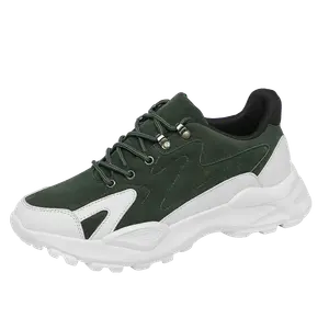 Bull charm Мужские низкие повседневные кроссовки бело-зеленые, цвет White Green