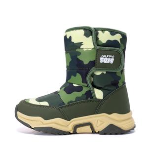 Нескользящие, амортизирующие, износостойкие, водонепроницаемые, термостойкие детские ботинки TALKING TOM, черный/зеленый