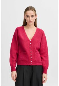 Кардиган ICHI IHBANISE, Pink Yarrow/Light Pink