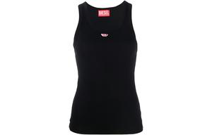 Футболка-майка Anky D с вышитым логотипом DIESEL, черная