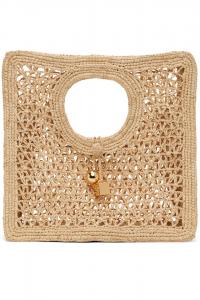 Jacquemus Бежевая сумка-тоут la croisière 'the spiaggia small Square'