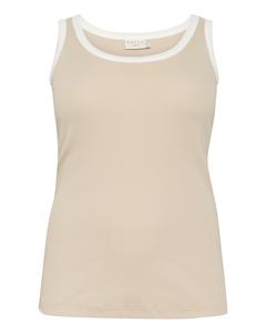 Топ KAFFE CURVE KCCarina, светло-серый