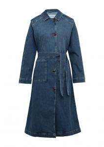 Демисезонное пальто comma casual identity, Blue denim