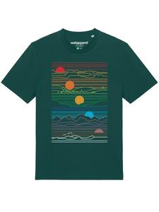 Футболка wat? Apparel, темно-зеленый