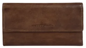 Кошелек Spikes & Sparrow, натуральная кожа, цвет Cognac