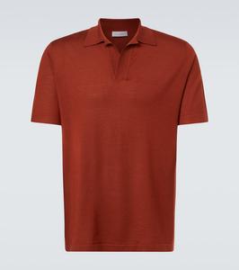 Кашемировый и шёлковый поло свитер Gabriela Hearst, Burnt Sienna
