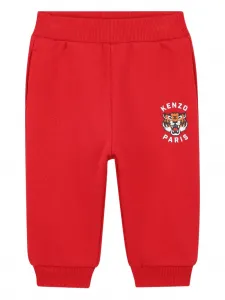 Спортивный костюм с логотипом Kenzo Kids, красный