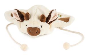 Плюшевая кукла из овчины с телячьим волосом, милая и игривая, мягкая, высота 17 см Bunnies By The Bay, Calf Cape Clothes (Excluding Sheep)