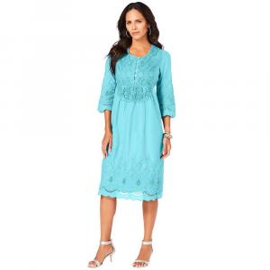 Женское платье ангела больших размеров Roaman Roaman's, цвет Light Aqua