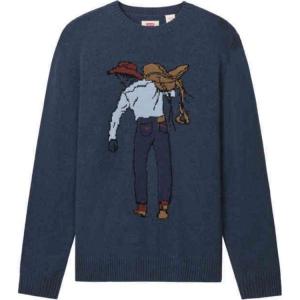 Levis Свитер мужской темно-синий
