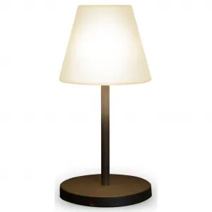 Настольная лампа JEN для улицы LED с аккумулятором Ретро Балкон Без выключателя Перезаряжаемая Paco Home, серый