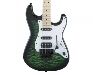 Гитара Jackson SDXQ X Series Adrian Smith Signature - прозрачный зеленый