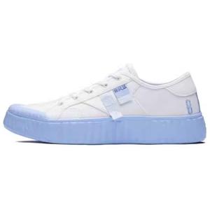 Кроссовки для скейтборда женские низкие Feather белый/легко-голубой 361°