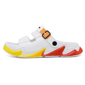 Тихие, нескользящие, износостойкие сандалии для мужчин RENBEN, White Red