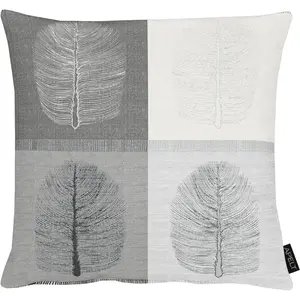 Декоративная подушка Vito с чехлом и наполнителем, 1 штука Apelt, Weiß/schwarz + gemustert