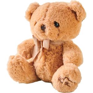 Плюшевая кукла Pouch Bear Dolls высотой 20 см Doudou Beibei, коричневый