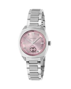 Часы Gucci Interlocking G, 29 мм, розовый