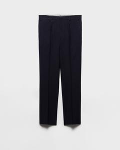 Шерстяные брюки Prada, темно-синий