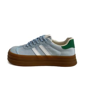 Низкие женские скейтерские кеды City camel, синий