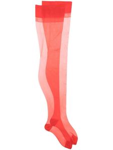 Maison Close бесшовные чулки, красный