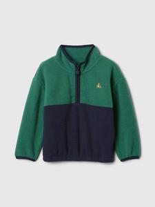 Флисовая куртка GAP Fleecepullover, цвет Dunkelblau/Grün