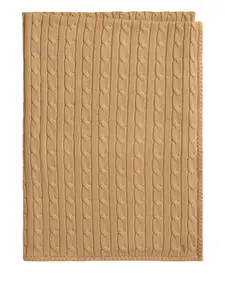 Одеяло фактурной вязки POLO RALPH LAUREN KIDS, нейтральный