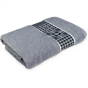 Полотенце для ванны Möve Fjord с красивым однотонным клетчатым узором Möve For Frottana, светло-серый